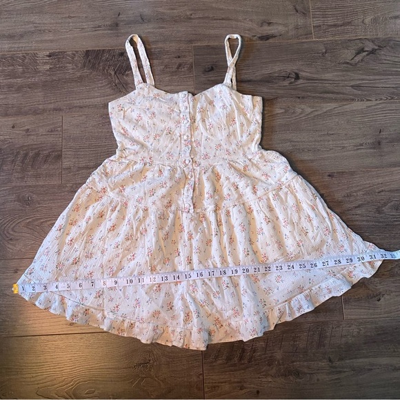 Storia Romper ditzy feminine floral 100% Cotton smocked back - Picture 6 of 12